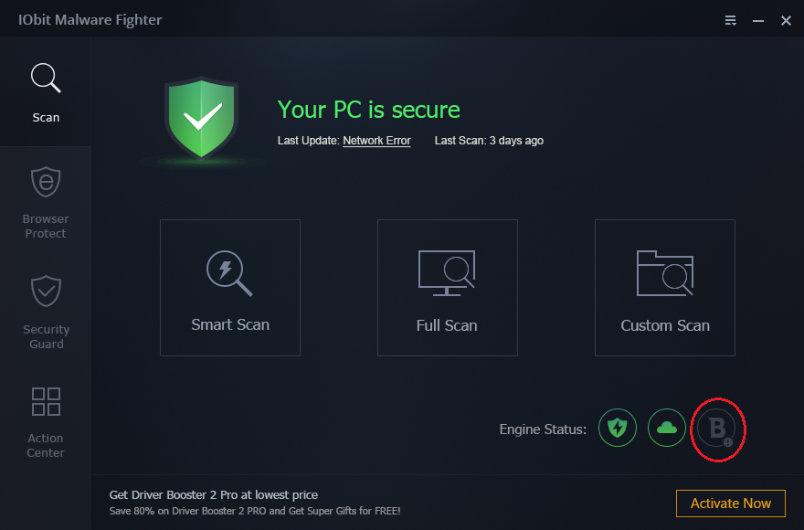 iobit malware fighter pro free key