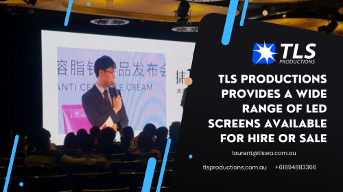 TLS Productions is a leading provider of LED screens, offering an extensive selection of screens that are available for both hire and sale. Our range of LED screens is designed to cater to various needs, including outdoor, indoor, and mobile setups. #ledscreensales #TLSProductions #eventequipmenthireperth

https://www.tlsproductions.com.au/hire/led-screens/
